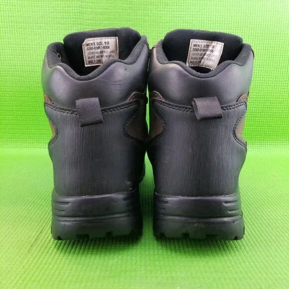 ✅Everest Bob Waterproof Brown Leather Hiking Boots Mens 10 Outdoor Trail Shoes - Picture 7 of 10